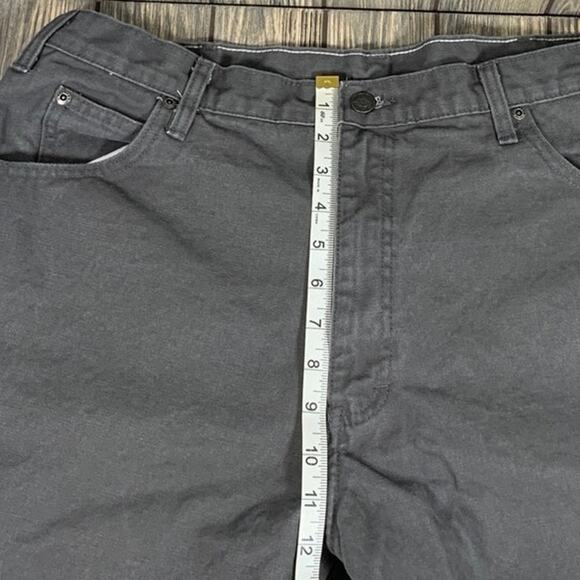 Dickies Men Carpenter Cotton Canvas Workwear Pants Gray Size 38x30 Grunge - Picture 4 of 9